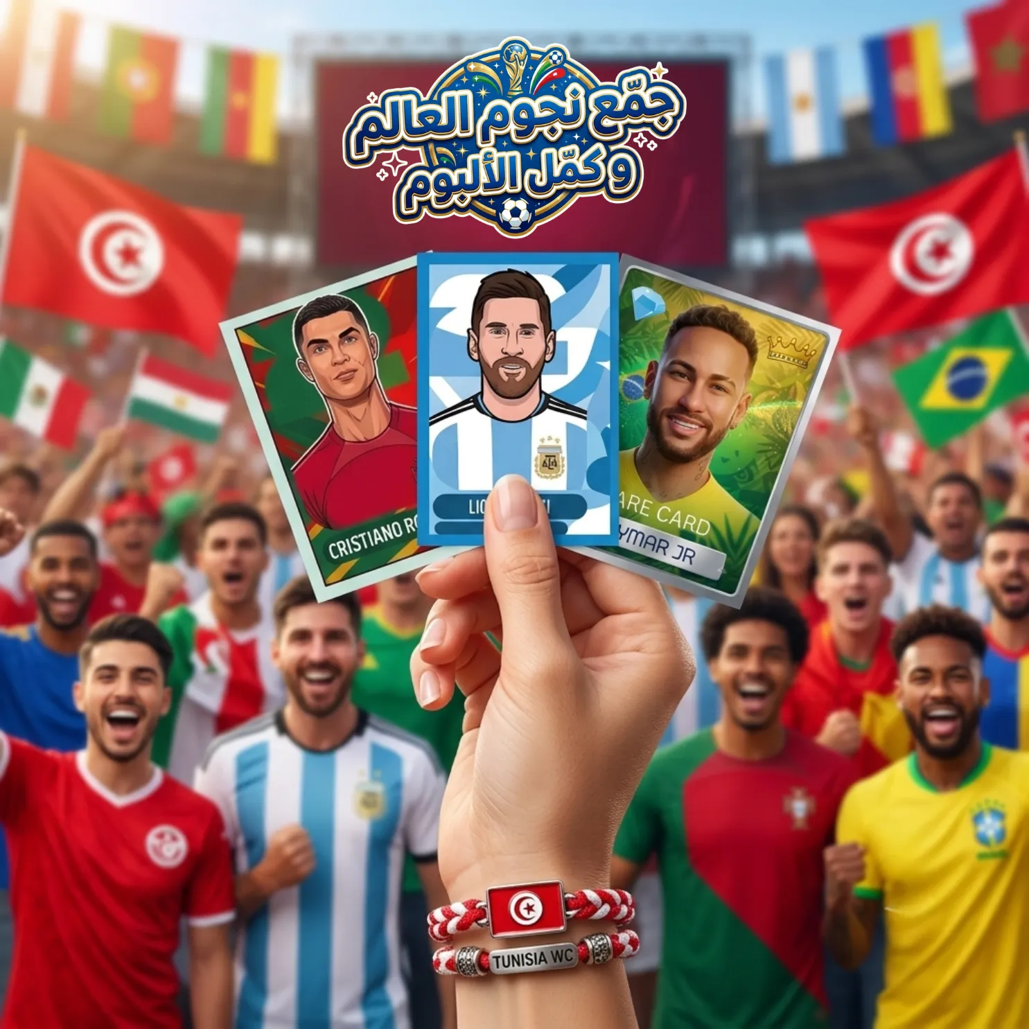 عيش أجواء المونديال مع عائلتك وأصحابك